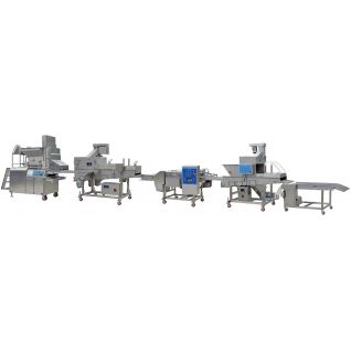 Automatic Food Forming And Battering Process Line