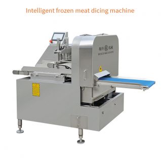 Intelligent frozen meat dicing machine